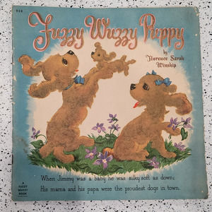 Vintage 1946 FUZZY WUZZY PUPPY by Florence Sarah Winship